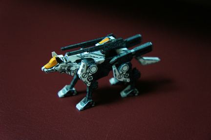 Zoids のペーパークラフトを多少大きくしてみました。: masayu-i blog - ちらしのうら - Part 2